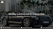 Bentley Continental GT Convertible - Bentley Rental Dubai