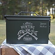 Custom Engraved Ammo Storage Can- Hunting and Fishing - Father's Day