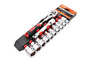 12 Pcs Socket Set with Ratchet