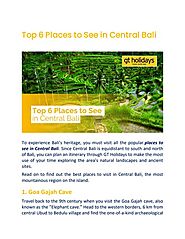 Best Places to See in Central Bali