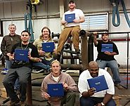 Galveston College- Continuing Education saw eight students graduate its fast-start pipefitting program