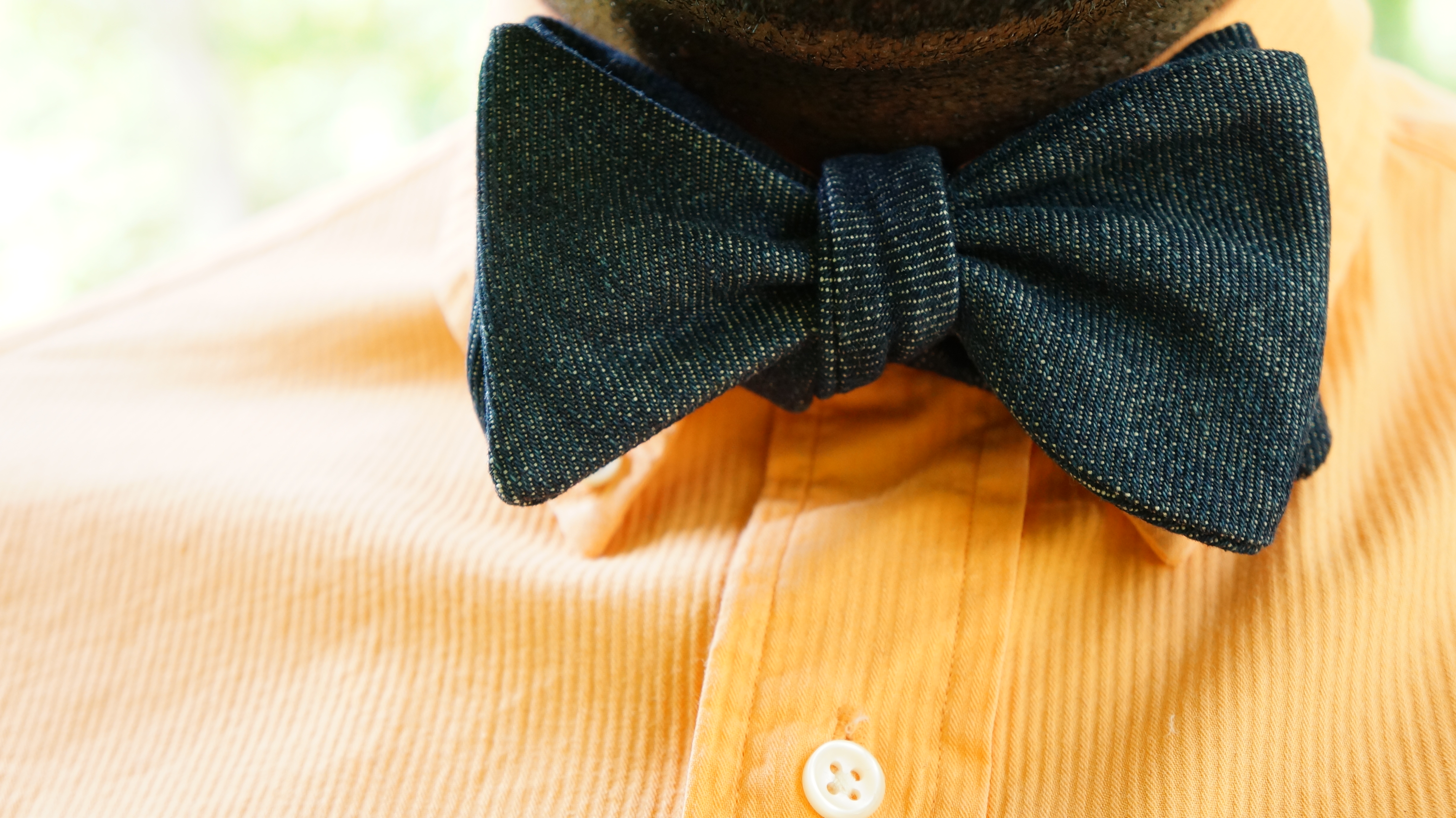 Headline for The Bow Tie Naming Rights Contest (Dark Denim)