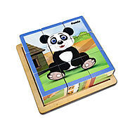Cube Block Animals 6 Sides with 6 Animal 2+ Years – Mini Leaves