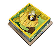 Cube Block Insects Animals 6 Sides with 6 Animal 2+ Years – Mini Leaves