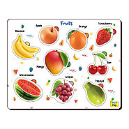 Fruits Wooden Shape Puzzles 3+ Years – Mini Leaves