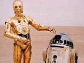 R2D2 and C3PO.
