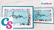 Tutorial: Wonky Stitches - Dream shaker card by Janette Lane