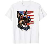 Dog US Army Veteran Patriotic American T-Shirt | Funny T-Shirts For Birthdays And Other Holidays