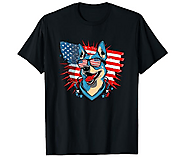 Dog Funny Pug Lover American USA Flag T-Shirt | Funny T-Shirts For Birthdays And Other Holidays