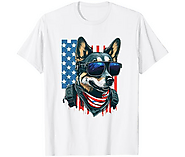 Dog Sunglasses American Veteran Funny T-Shirt | Funny T-Shirts For Birthdays And Other Holidays