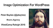 Image Optimization For WordPress.ppt