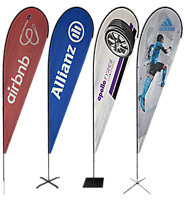 Custom Teardrop Flag Banners, Feather Flags & Sign Banners | Made in Canada - Tent Depot