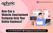 How Can A Website Development Company Help Your Online Business?