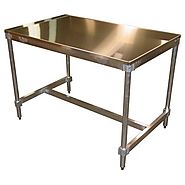 PVIFS AIFT303448-ST Stainless Steel Top I-Frame Work Table, 48" Length x 30" Width x 34" Height
