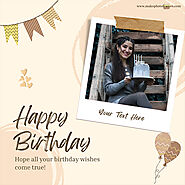Birthday Wishes For Sister With Photo And Name Edit Online Create