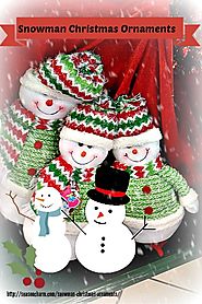 Snowman Christmas Ornaments • Holiday Décor – Season Charm