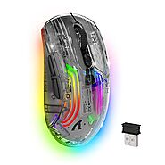 ATTACK SHARK Wireless Gaming Mouse PC Transparent Shell
