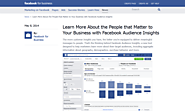 Facebook Audience Insights