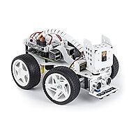 SunFounder Smart Video Robot Car Kit for Raspberry Pi, Python/Blockly (Like Scratch), Web Control, Line Tracking, for...