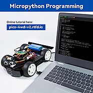 SunFounder Robot Car Kit for Raspberry Pi Pico, Open Source, MicroPython, App Control, RGB LED, Electronic DIY Robot ...