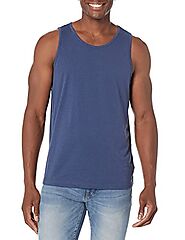 Amazon Essentials Men's Regular-Fit Tank Top, Blue Heather, X-Large