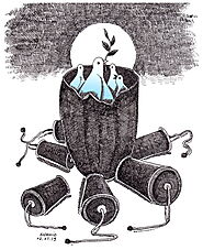 We Want Peace, Not War - Toons Mag