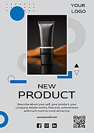 Product Launch Poster Ideas and Free Downloadable Template