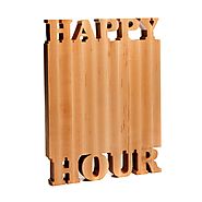 Happy Hour Cutting Board - Maple - Small