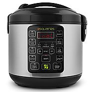 3 Squares 3RC-3010S TIM3 MACHIN3 20-Cup (Cooked) Rice Cooker and Multi Cooker, 4-Quart Capacity