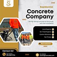Residential Concrete Company in San Antonio