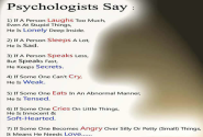 A very short lesson in Psychology;Psychologists says | Daily Inspirations for Healthy Living