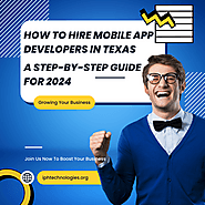 How To Hire Mobile App Developers in Texas: A Step-By-Step Guide - Ko-fi ❤️
