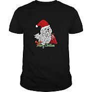 Merry Christmas Maltese Dog Santa Shirts