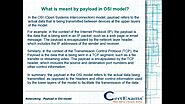 What is meant by payload in the OSI model?