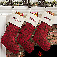 Winter Melody Personalized Christmas Stocking