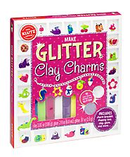 Make Glitter Clay Charms Craft Kit by Klutz