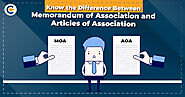 Know The Difference Between Memorandum Of Association And Articles Of Association