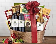 Hobson Estate Trio Basket - Wine Country Gift Baskets
