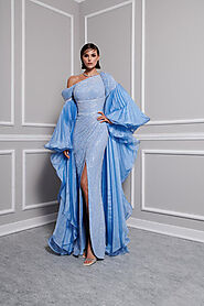 Fouad Sarkis 2816A | Graceful Allure in Exquisite Long Dress