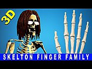 Finger Family Song - Crazy Skeleton Singing and Dancing to Children Nursery Rhymes