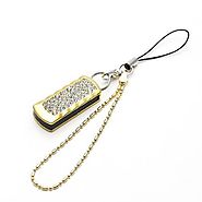 Wewdigi 32GB Fashion Mini Swarovski Crystals Keychain Jewelry USB Flash Memory Drive +gift box