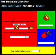 The Decimals Cruncher - Multiplication