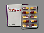Amoxicillin 500 mg(Amoxil 500 Red & Yellow Capsule)