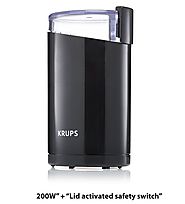 Amazon.com: KRUPS F203 Electric Spice and Coffee Grinder with Stainless Steel Blades, 3-Ounce, Black: Power Blade Cof...