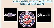 Metal Magic: Elevate Your Space with Top Sign Works