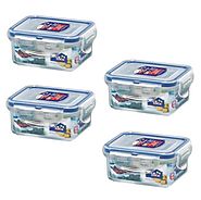 Lock & Lock, No BPA, Water Tight, Food Container, 0.7-cup, 0.6-oz, Pack of 4, HPL805