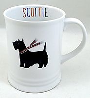 Cute Scottie Dog Ceramic Mug - Fringe Studio