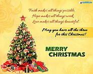 Merry Christmas Greetings | Christmas Wishes Messages