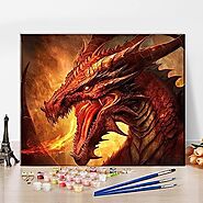 Dragon Paint By Number: Unleashing Imagination in the Wild