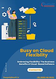Busy on Cloud: Embracing Flexibility of Business with Cloud-Based Software